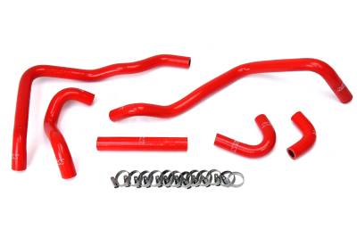 HPS Performance - HPS 57-1433 Red Red Heater Coolant Hose Kit for 00-05 Toyota MR2 Spyder 1.8L
