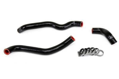HPS Performance - HPS 57-1435-BLK Black Heater Coolant Hose Kit for 03-06 Nissan 350Z 3.5L V6