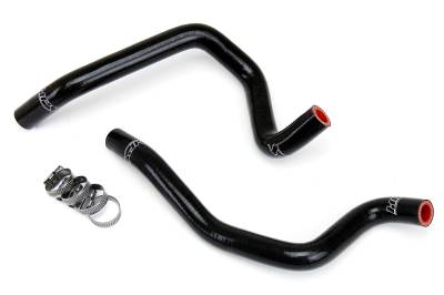HPS Performance - HPS 57-1803-BLK Black Heater Coolant Hose Kit for 04 Subaru Impreza WRX 2.0L