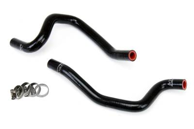 HPS Performance - HPS 57-1802-BLK Black Heater Coolant Hose Kit for 02-03 Subaru WRX 2.0L Turbo