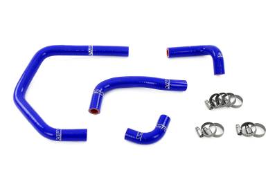 HPS Performance - HPS 57-2145-BLUE Blue Black Heater Hose Kit for Toyota Supra MK4 JDM 2JZ-GTE 2JZ