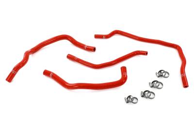 HPS Performance - HPS 57-2102-RED Red Heater Coolant Hose Kit for 08-15 Scion xB