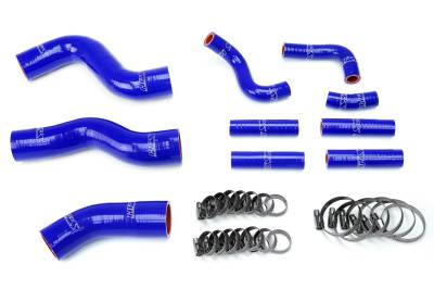 HPS Performance - HPS 57-1441-BLUE Radiator/Heater Coolant Hose Kit for 96-97 Lexus LX450 FJ80