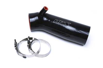HPS Performance - HPS 57-1445-BLK Black Air Intake Kit Post MAF Hose for 13-17 Honda Accord 2.4L