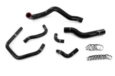HPS Performance - HPS 57-2147-BLK Radiator Heater Hose Black for 93-02 Toyota Supra JZA80 3.0