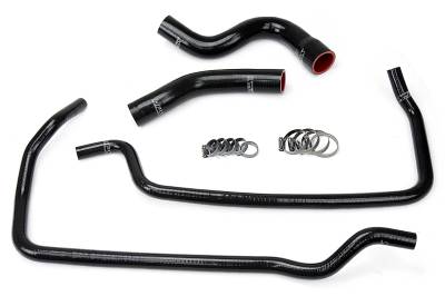 HPS Performance - HPS 57-1449-BLK Radiator/Heater Coolant Hose Kit for 01-04 Jeep Cherokee WJ