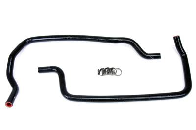 HPS Performance - HPS 57-1449H-BLK Black Heater Coolant Hose Kit for 01-04 Jeep Grand Cherokee WJ