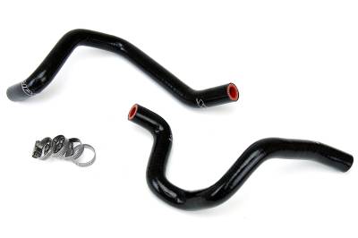 HPS Performance - HPS 57-1804-BLK Black Heater Coolant Hose Kit for 05 Subaru Impreza WRX 2.0L