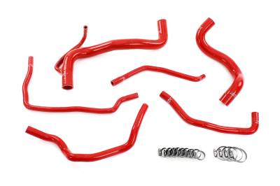 HPS Performance - HPS 57-2149-RED Red Radiator Heater Coolant Hose Kit for 08-15 Scion xB