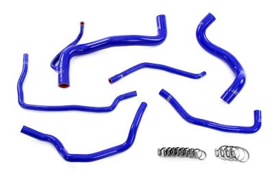 HPS Performance - HPS 57-2149-BLUE Blue Radiator Heater Coolant Hose Kit for 08-15 Scion xB