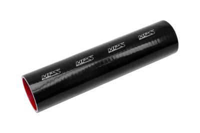 HPS Performance - HPS HTST-312-BLK 3.125" 80mm ID Straight Coupler Hose 4-ply Black 1' L 350F 177C