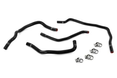 HPS Performance - HPS 57-2102-BLK Black Heater Coolant Hose Kit for 08-15 Scion xB