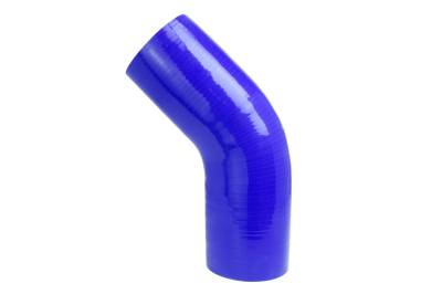 HPS Performance - HPS HTSEC45-325-BLUE 3.25" 83mm ID Elbow Coupler Hose 4-Ply Blue 45-DEG