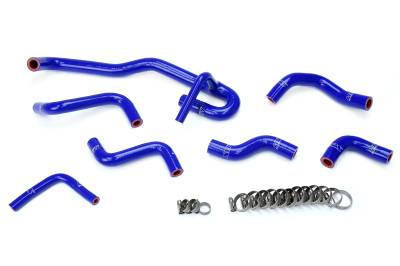 HPS Performance - HPS 57-2190-BLUE Blue Heater Coolant Hose Kit for 90-91 Toyota 4Runner V6
