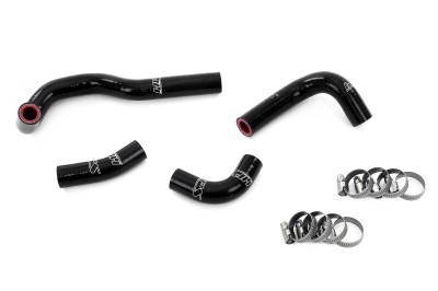 HPS Performance - HPS 57-2146-BLK Black Heater Hose Kit for Toyota Supra MK4 JDM 2JZ-GTE 2JZ-GE