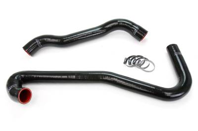 HPS Performance - HPS 57-1453-BLK Black Radiator Hose Kit for 06-08 Jeep Grand Cherokee SRT8 6.1L