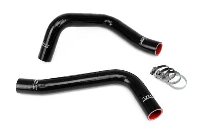 HPS Performance - HPS 57-2056-BLK Black Radiator Coolant Hose Kit for 05-15 Toyota Tacoma V6