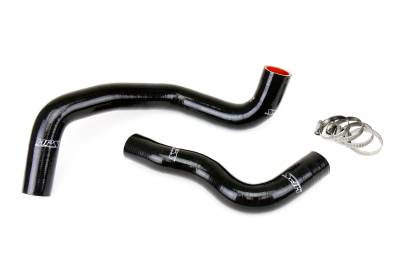 HPS Performance - HPS 57-1833-BLK Black Radiator Coolant Hose Kit for 14-16 Infiniti Q50 3.7L V6