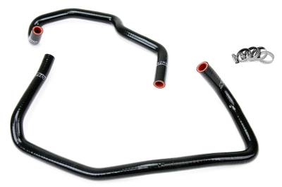 HPS Performance - HPS 57-1468-BLK Black Heater Coolant Hose Kit for 07-09 Toyota FJ Cruiser 4.0L