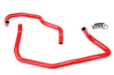 HPS Performance - HPS 57-1468 Red Red Heater Coolant Hose Kit for 07-09 Toyota FJ Cruiser 4.0L V6