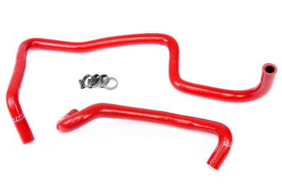 HPS Performance - HPS 57-1471-RED Red Heater Coolant Hose Kit for 06-10 Jeep Grand Cherokee SRT8