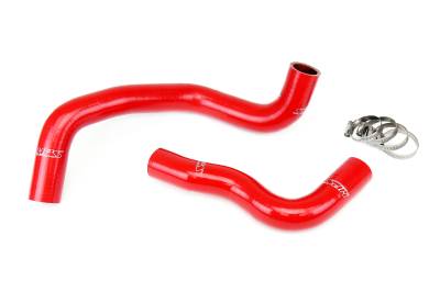 HPS Performance - HPS 57-1833-RED Red Radiator Coolant Hose Kit for 14-16 Infiniti Q50 3.7L V6
