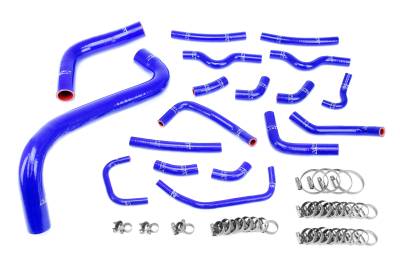 HPS Performance - HPS 57-1912-BLUE Radiator/Heater Coolant Hose Kit for 03-07 Land Cruiser/LX470