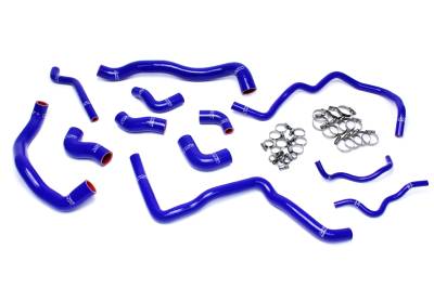HPS Performance - HPS 57-1476-BLUE Blue Radiator & Ancillary Coolant Hose Kit for 06-08 Audi A3