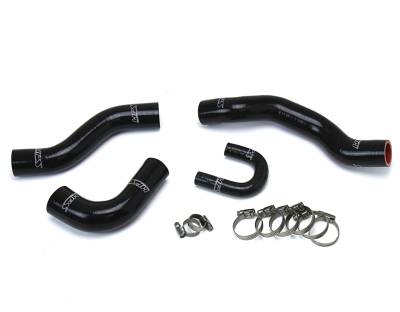 HPS Performance - HPS 57-1477-BLK Black Radiator Hose Kit for 84-95 Toyota 4Runner 22RE EFI