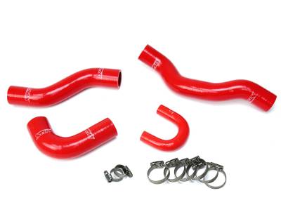 HPS Performance - HPS 57-1477 Red Red Radiator Hose Kit for 84-95 Toyota 4Runner 22RE EFI