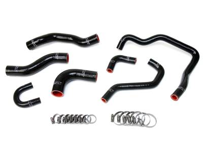 HPS Performance - HPS 57-1478-BLK Black Radiator/Heater Coolant Hose Kit for 89-95 Toyota 4Runner