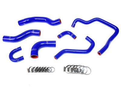 HPS Performance - HPS 57-1478-BLUE Blue Radiator/Heater Coolant Hose Kit for 89-95 Toyota 4Runner