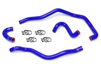 HPS Performance - HPS 57-1487-BLUE Blue Heater Coolant Hose Kit for 01-06 BMW E46 M3 LHD