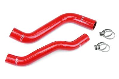 HPS Performance - HPS 57-1835 Red Red Radiator Coolant Hose Kit for 06-10 Jeep CommanderCherokee