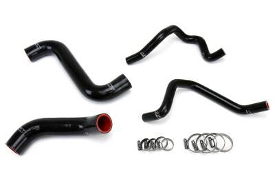 HPS Performance - HPS 57-1811-BLK Black Radiator/Heater Coolant Hose Kit for 05 Subaru Impreza WRX