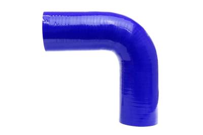 HPS Performance - HPS HTSEC90-212-BLUE 2.125" 54mm ID Elbow Coupler Hose 4-Ply Blue 90-DEG