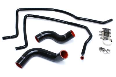 HPS Performance - HPS 57-1498-BLK Black Radiator/Heater Coolant Hose Kit for 04-06 Dodge RAM 1500