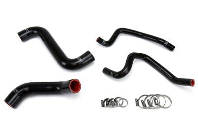 HPS Performance - HPS 57-1809-BLK Radiator/Heater Coolant Hose Kit for 02-03 Subaru Impreza WRX