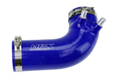 HPS Performance - HPS 57-1499-BLUE Blue Air Intake Kit Post MAF Hose for 16-20 Lexus GS F V8 5.0L