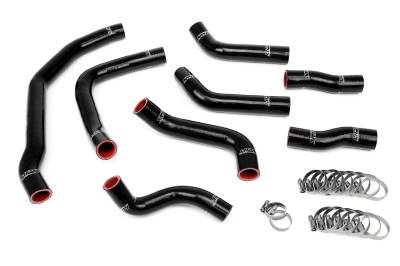 HPS Performance - HPS 57-1501-BLK Black Radiator Hose Kit for 90-99 Toyota MR2 3SGTE Turbo