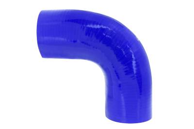 HPS Performance - HPS HTSEC90-400-BLUE 4" 102mm ID Elbow Coupler Hose 4-Ply Blue 90-DEG