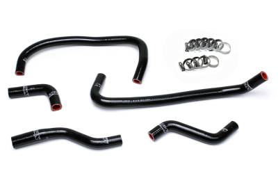 HPS Performance - HPS 57-1503H-BLK Black heater Coolant Hose Kit for 13-17 Dodge Viper