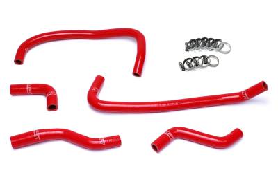 HPS Performance - HPS 57-1503H Red Red heater Coolant Hose Kit for 13-17 Dodge Viper SRT-10 8.4L