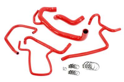 HPS Performance - HPS 57-1616-Red Radiator/Heater Coolant Hose Kit Red for 12-14 Chrysler
