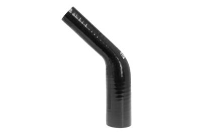HPS Performance - HPS HTSER45-062-075-BLK 5/8" To 3/4" 16mm-19mm ID ELB Coupler Hose Black 45-DEG