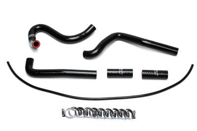 HPS Performance - HPS 57-1505-BLK Black Radiator Hose Kit for 94-02 Kawasaki KX250