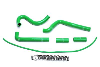 HPS Performance - HPS 57-1505-GRN Green Radiator Hose Kit for 94-02 Kawasaki KX250