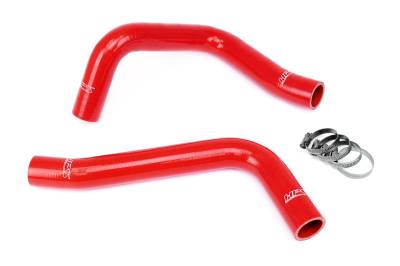 HPS Performance - HPS 57-2056-Red Red Radiator Coolant Hose Kit for 05-15 Toyota Tacoma V6