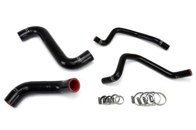 HPS Performance - HPS 57-1810-BLK Black Radiator/Heater Coolant Hose Kit for 04 Subaru Impreza WRX
