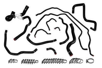 HPS Performance - HPS 57-1511-BLK Black Radiator/Heater Coolant HoseKit for 07-09 Mazda Mazdaspeed